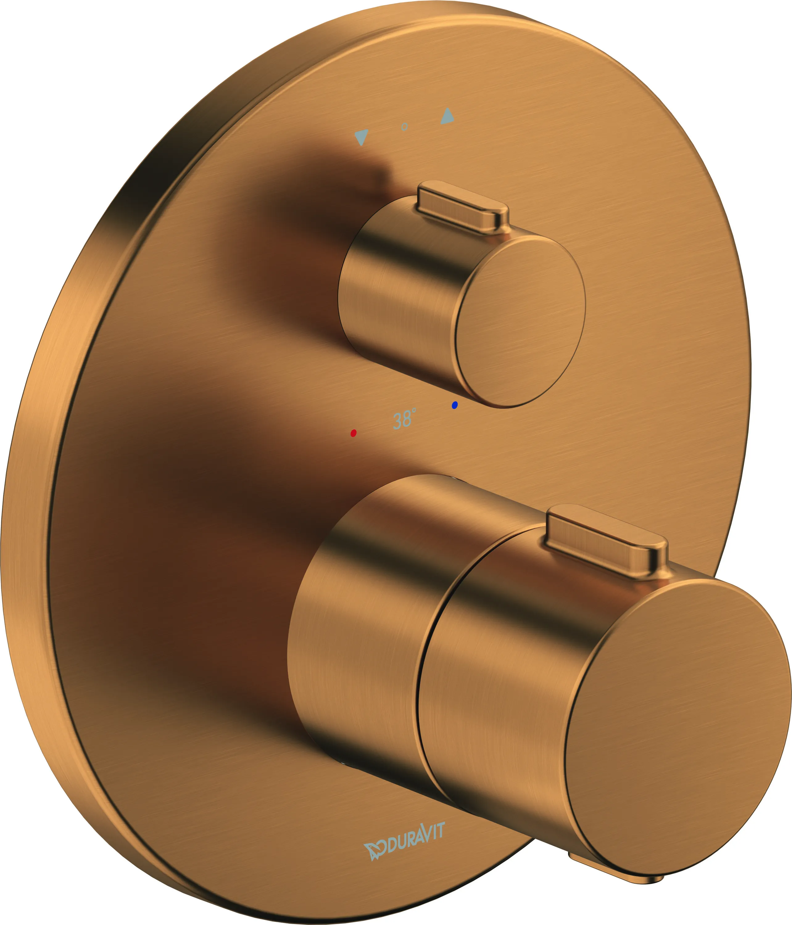 Duravit Zweihand-Unterputz-Armatur „Thermostatarmaturen“ in Bronze (gebürstet) Duravit Zweihand-Unterputz-Armatur „Thermostatarmaturen“ in Bronze (gebürstet)