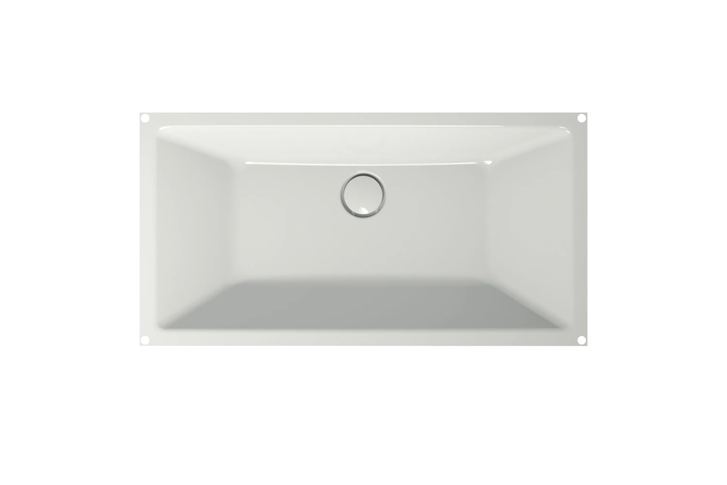 Unterbauwaschtisch „BetteLoft“, ohne Überlauf, ohne Hahnlochbohrung 74 × 38,6 cm in Edelweiß Unterbauwaschtisch „BetteLoft“, ohne Überlauf, ohne Hahnlochbohrung 74 × 38,6 cm in Edelweiß