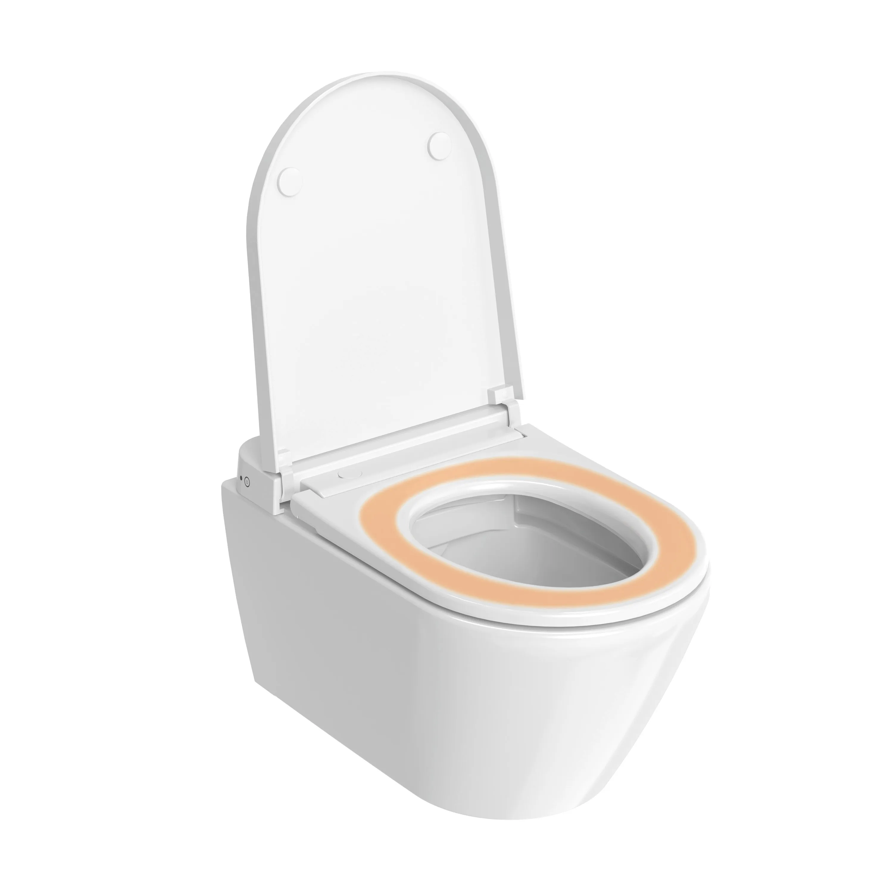 Kompakt Dusch-WC „SensoWash D-Neo“ 37,8 × 40,5 cm rimless, Weiß, HygieneGlaze