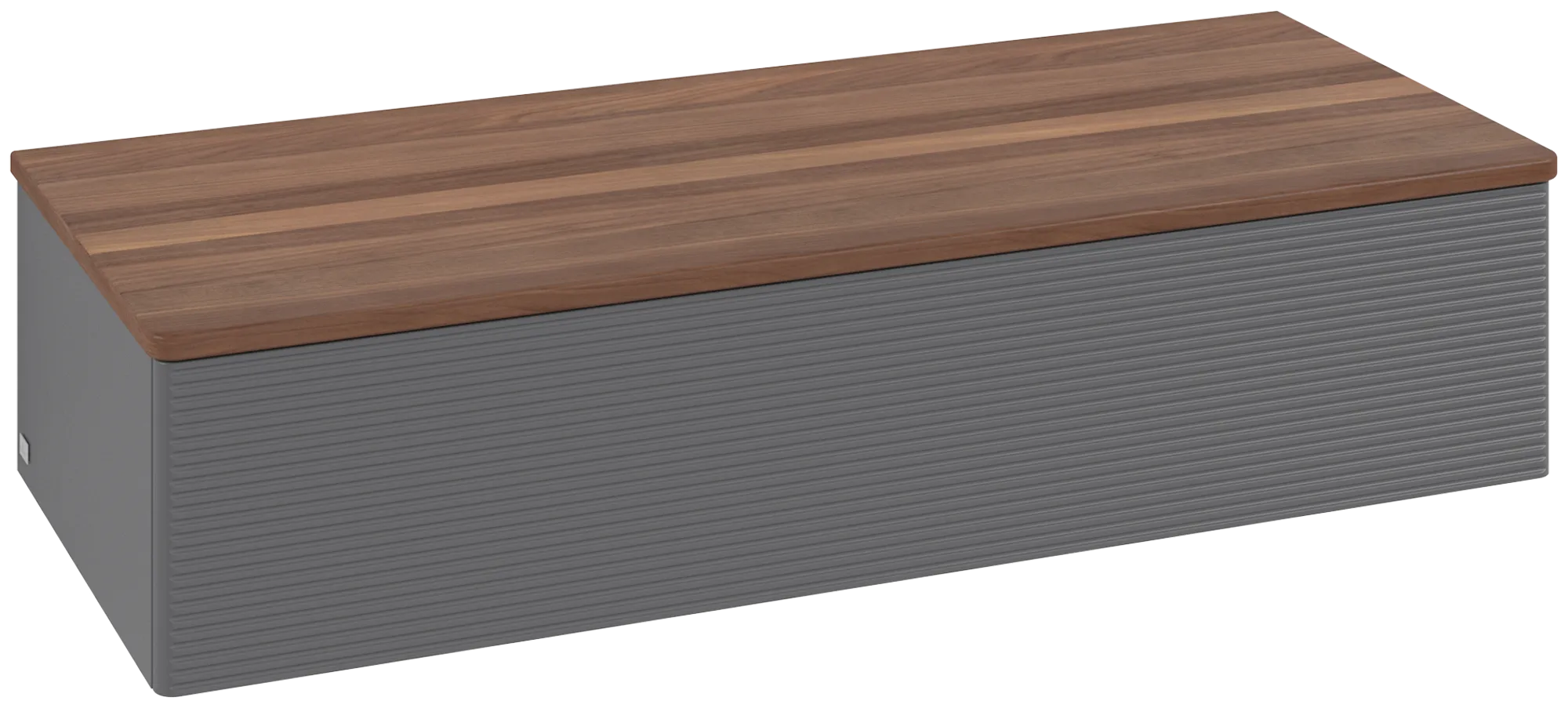 Villeroy & Boch Antao Sideboard L41, anthrazit matt lackiert / warm walnuss