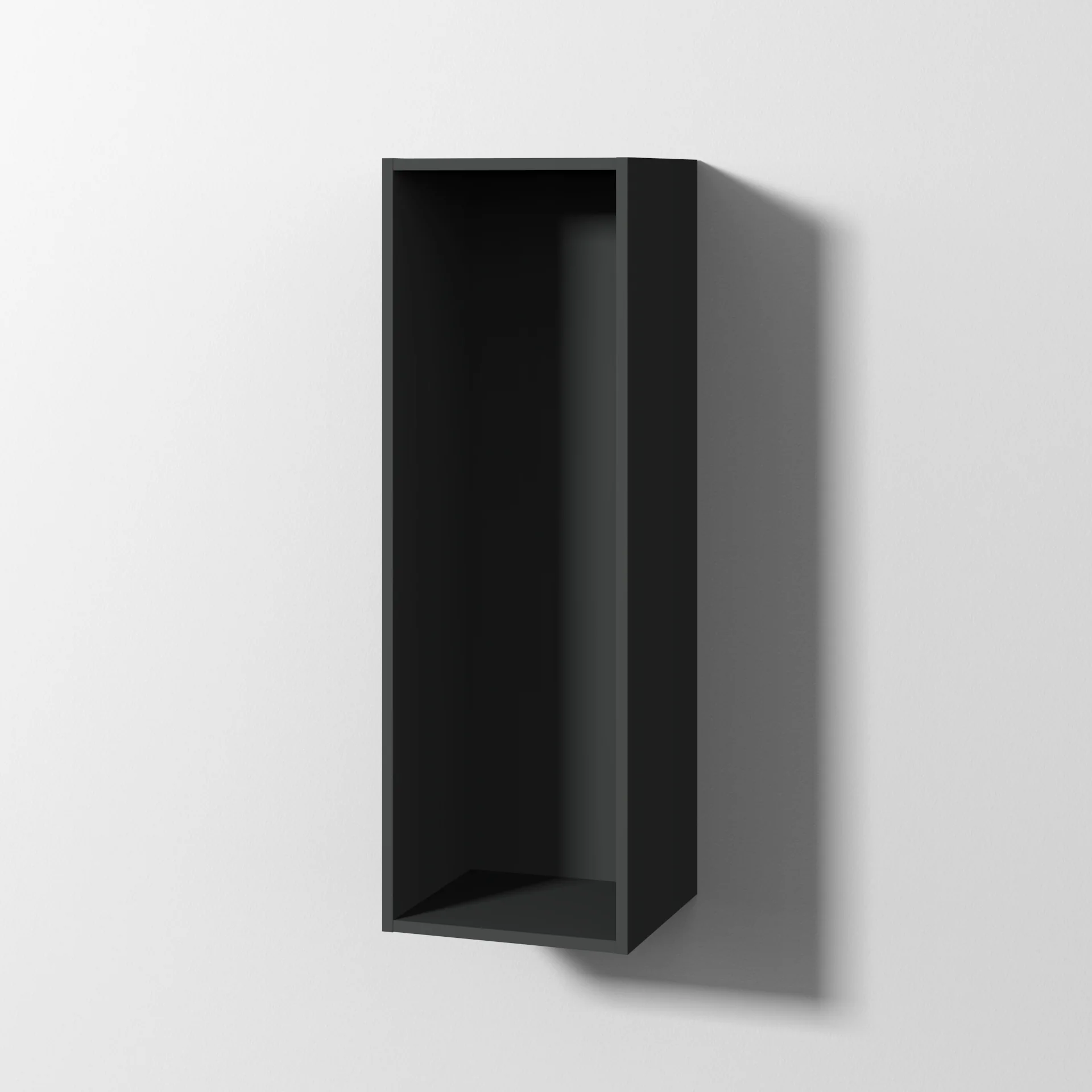 Sanipa Cubes Regalmodul offen Graphit-Matt 1050x350x328 mm, drehbar, horizontal/vertikal montierbar, kombinierbar mit allen Sanipa-Badmöbeln