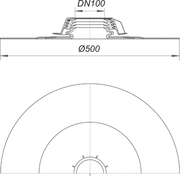 Rohrabdichtung DallBit, DN 100