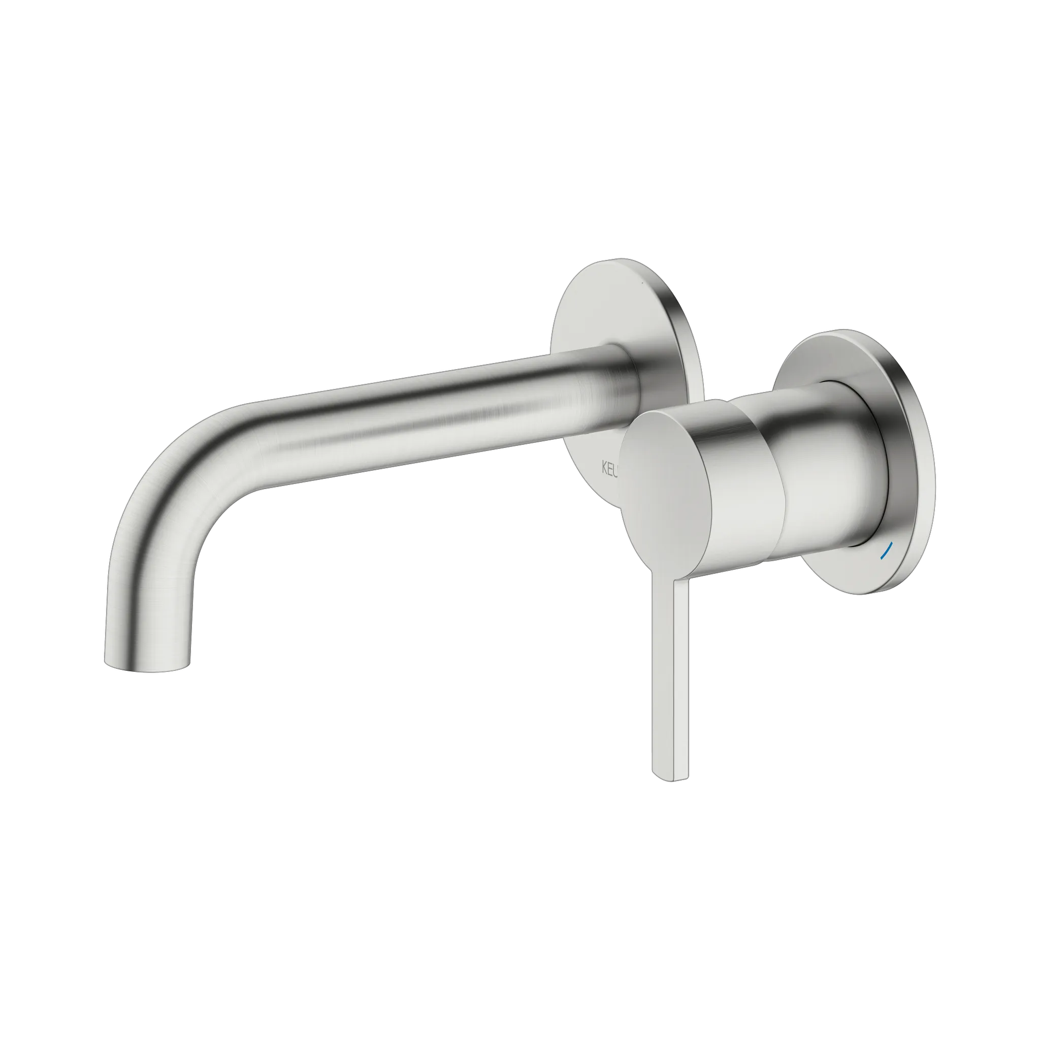 KEUCO PLAN BLUE Einhebel-Waschtischmischer Unterputz 2 Loch für Wandmontage Ausladung 165 mm Edelstahl KEUCO PLAN BLUE Einhebel-Waschtischmischer Unterputz 2 Loch für Wandmontage Ausladung 165 mm Edelstahl