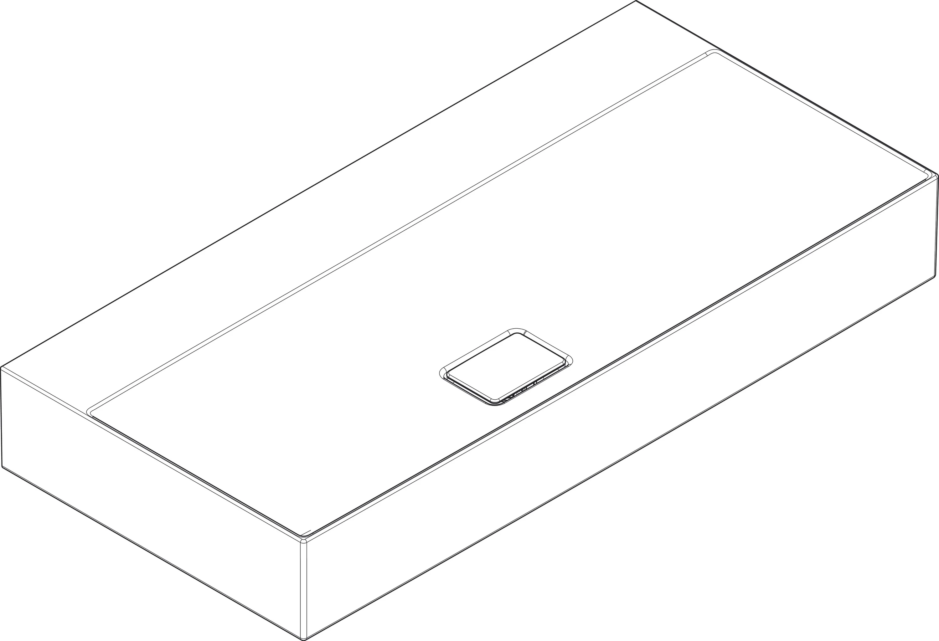 Hansgrohe Xevolos E Aufsatzwaschtisch, weiß, 1000x480 mm, geschliffen, SmartClean, ohne Hahnloch und Überlauf Hansgrohe Xevolos E Aufsatzwaschtisch, weiß, 1000x480 mm, geschliffen, SmartClean, ohne Hahnloch und Überlauf