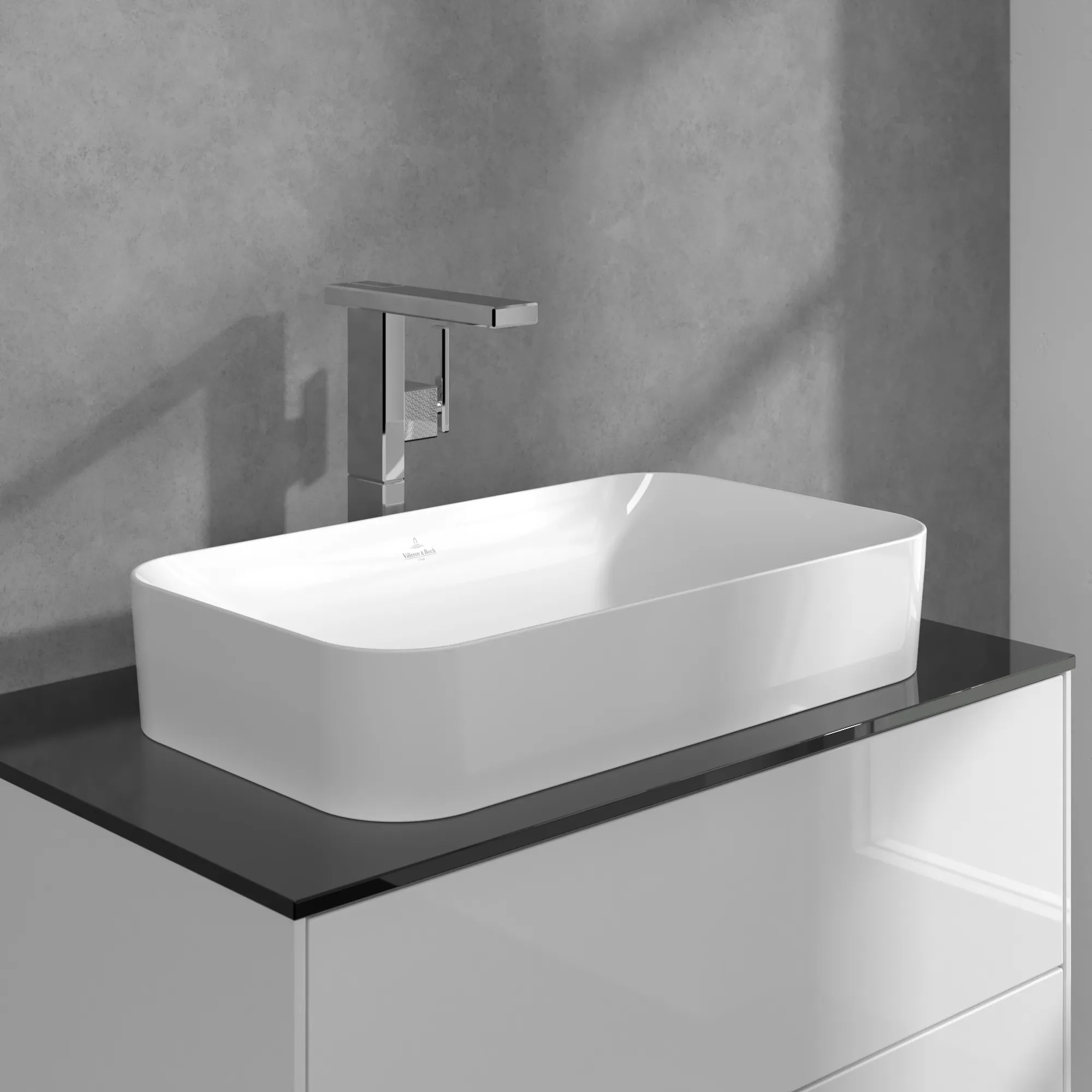 Einhand-Waschtischarmatur „Mettlach“ 23,3 cm Ausladung 190 mm in Chrom Einhand-Waschtischarmatur „Mettlach“ 23,3 cm Ausladung 190 mm in Chrom