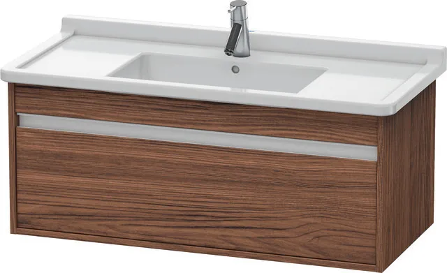Duravit Waschtischunterschrank wandhängend „Ketho“ 100 × 41 × 45,5 cm Nussbaum Dunkel