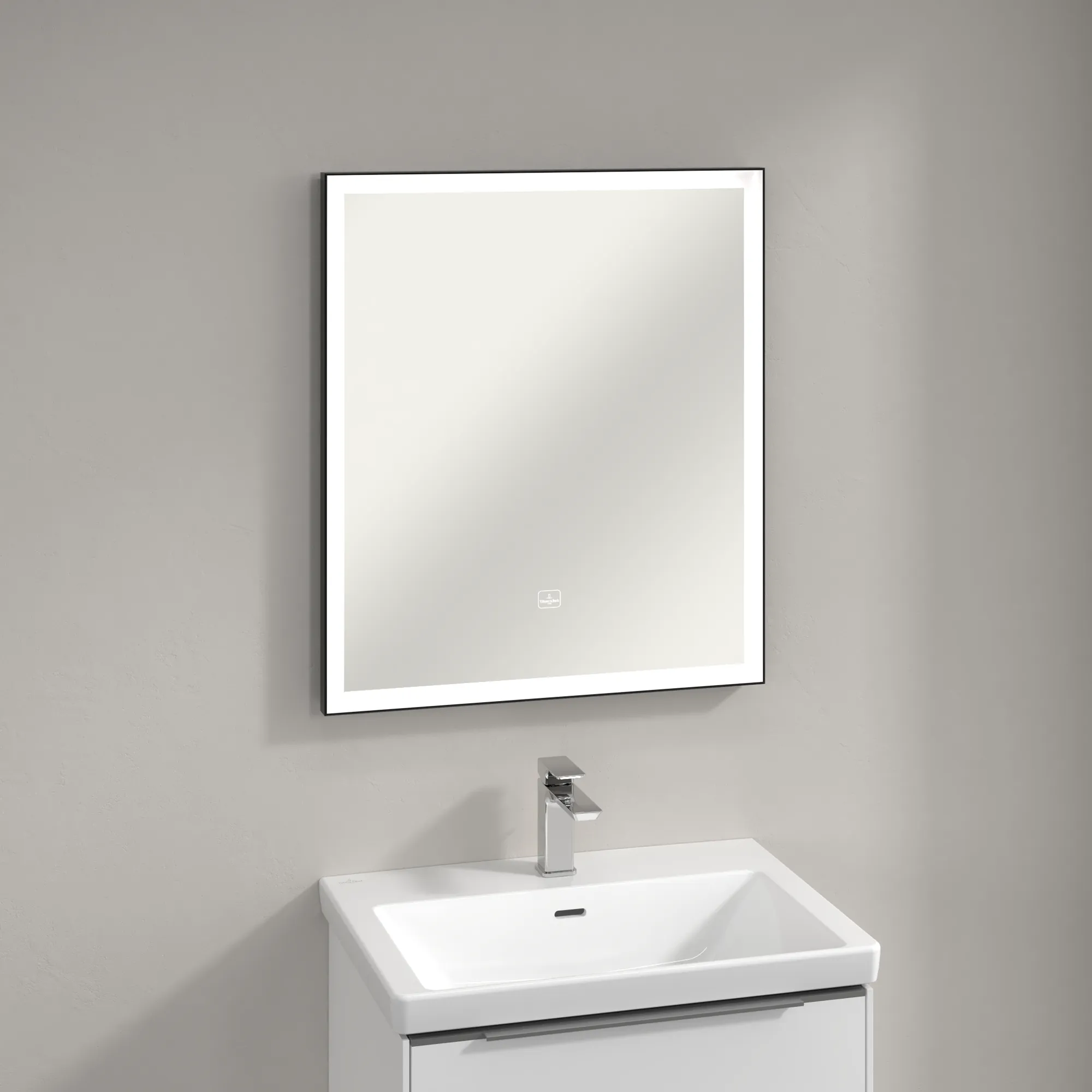 Villeroy & Boch Spiegel „Subway 3.0“ 650 × 750 mm in BiColour (Black Matt, White Matt) Villeroy & Boch Spiegel „Subway 3.0“ 650 × 750 mm in BiColour (Black Matt, White Matt)
