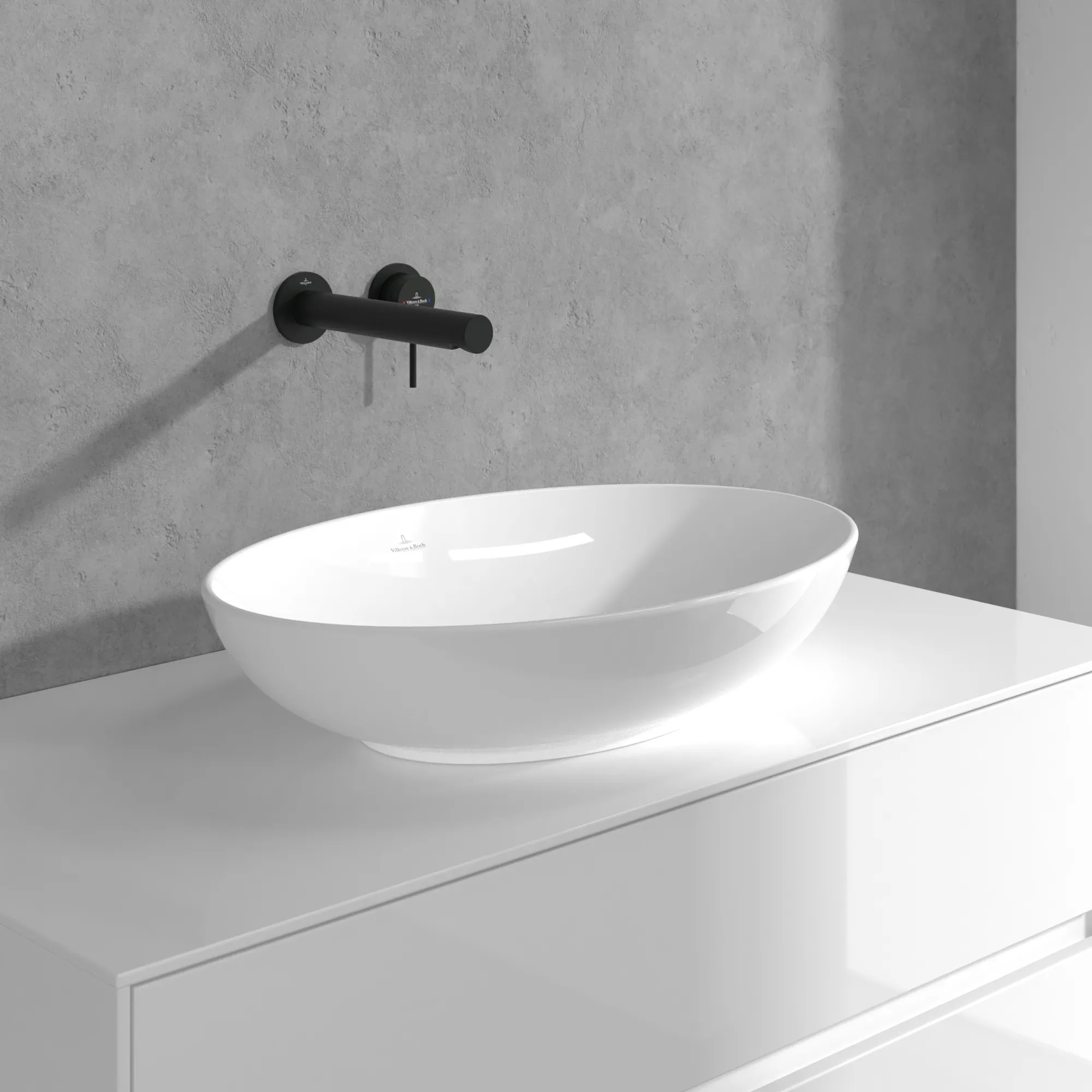 Villeroy & Boch Einhebel-Waschtischarmatur Loop & Friends, 60x225x60 mm, Matt Black Villeroy & Boch Einhebel-Waschtischarmatur Loop & Friends, 60x225x60 mm, Matt Black