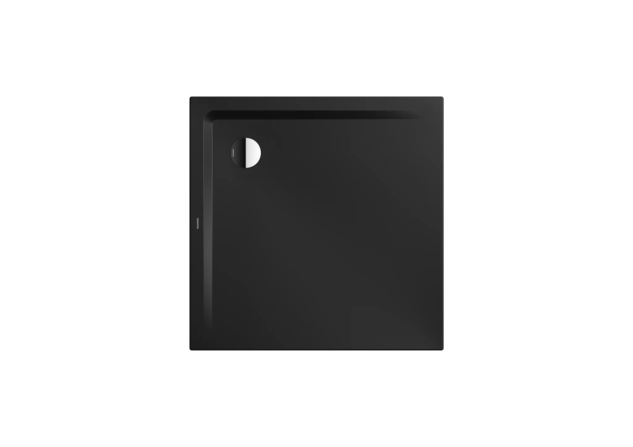Kaldewei SUPERPLAN Duschfläche, 1200x1200x25 mm, schwarz matt, Eckablauf, Secure Plus Antislip Kaldewei SUPERPLAN Duschfläche, 1200x1200x25 mm, schwarz matt, Eckablauf, Secure Plus Antislip