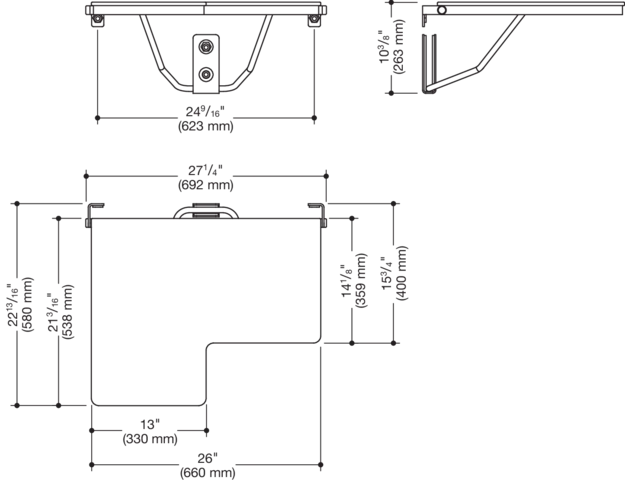 Duschklappsitz „System 900“