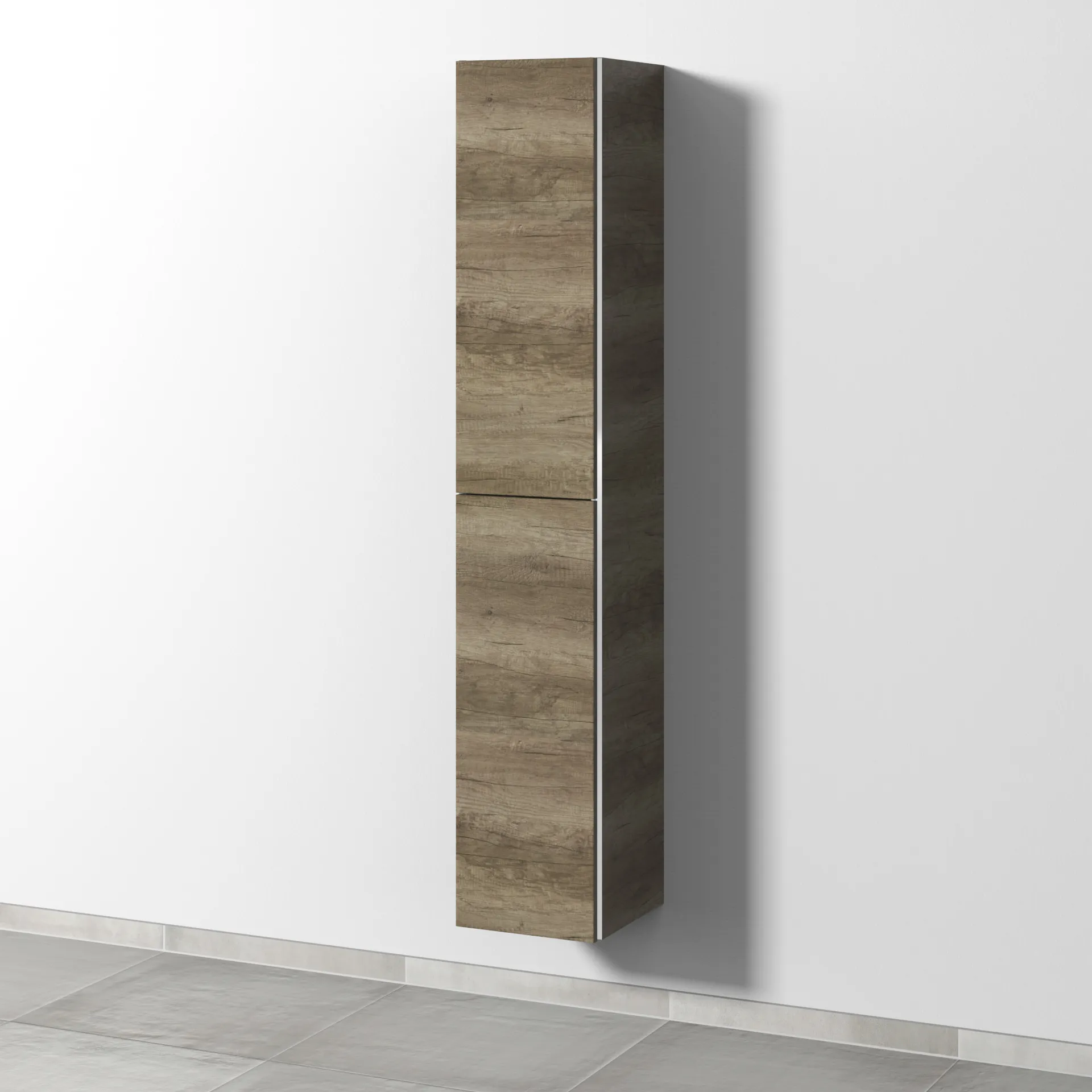 Sanipa Hochschrank „3way“ 300 × 1700 × 345 mm Anschlag links, in Eiche Nebraska, Anschlag links