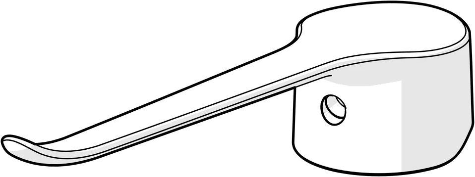 HansaCLINICA Langer Hebel HansaCLINICA 4524 Bedienungshebel lang L=180 Chrom HansaCLINICA Langer Hebel HansaCLINICA 4524 Bedienungshebel lang L=180 Chrom