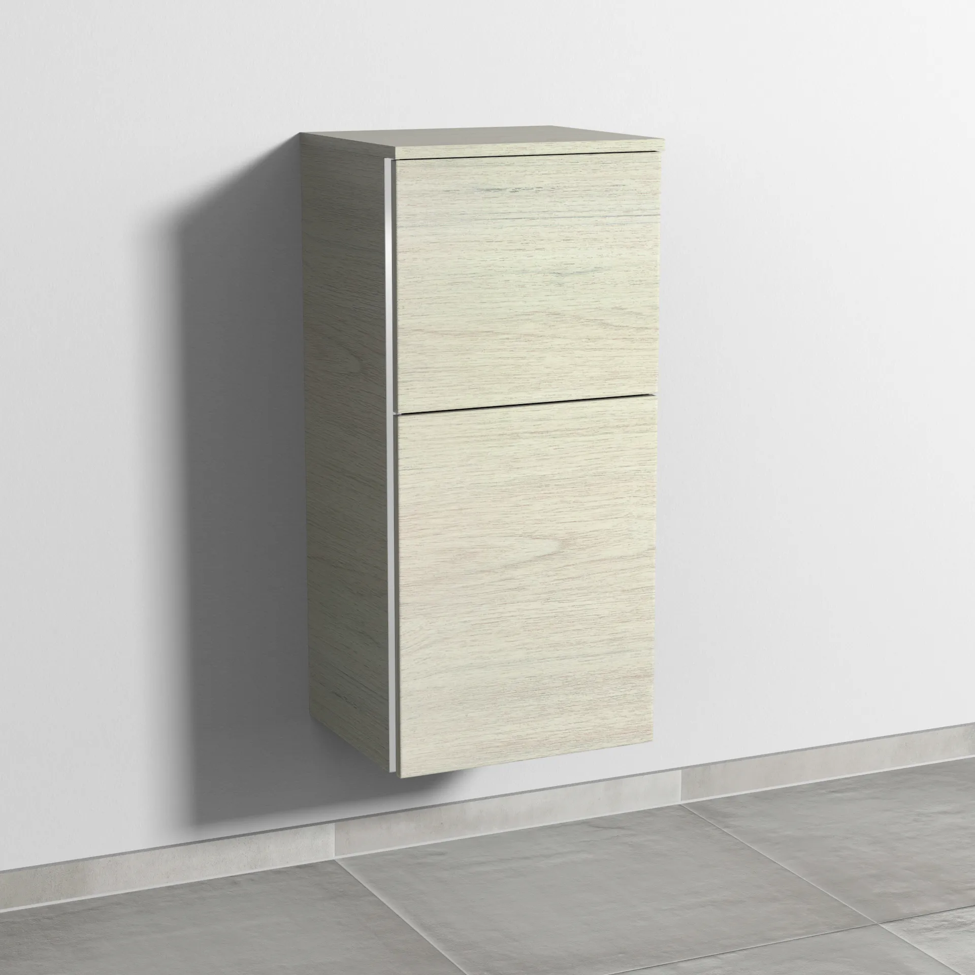 Sanipa Mittelschrank „3way“ 400 × 850 × 345 mm Anschlag rechts, in White Oak, Anschlag rechts