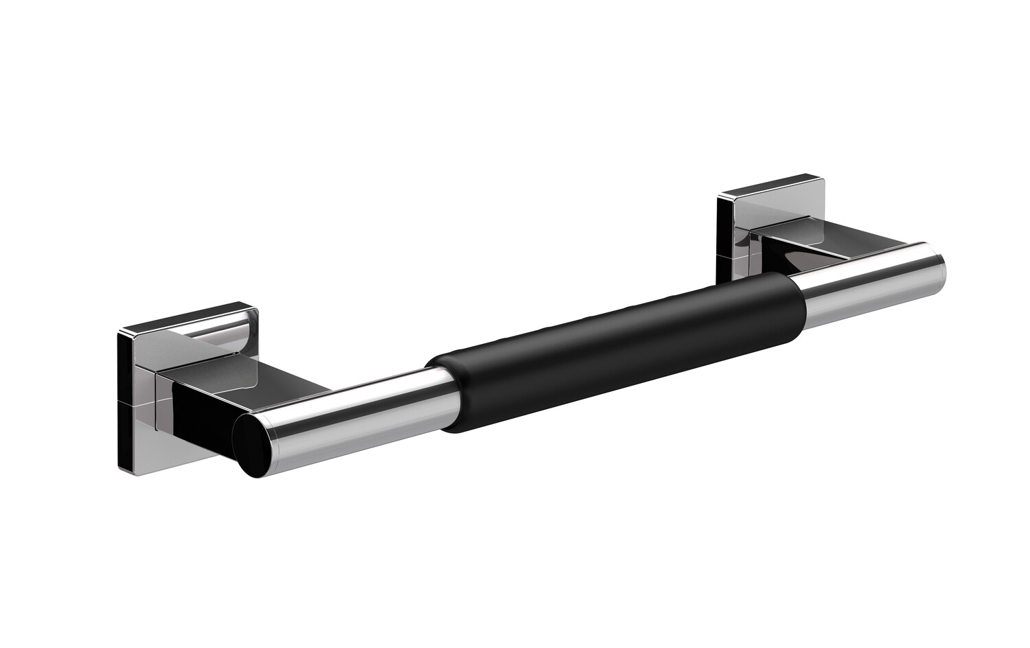 emco Haltegriff „system 2“ mit rutschhemmender Ummantelung in chrom / schwarz