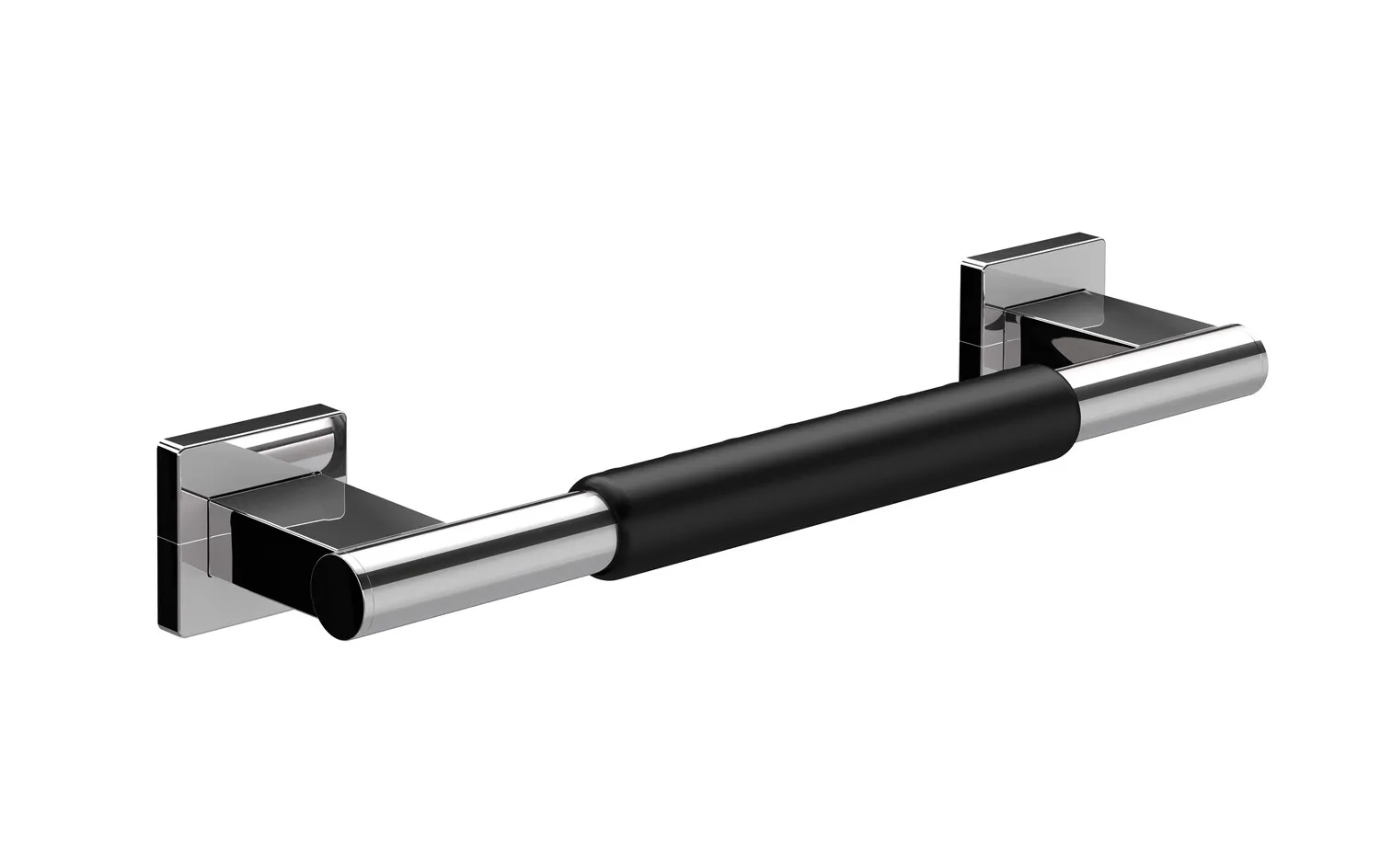 emco Haltegriff „system 2“ mit rutschhemmender Ummantelung in chrom / schwarz emco Haltegriff „system 2“ mit rutschhemmender Ummantelung in chrom / schwarz