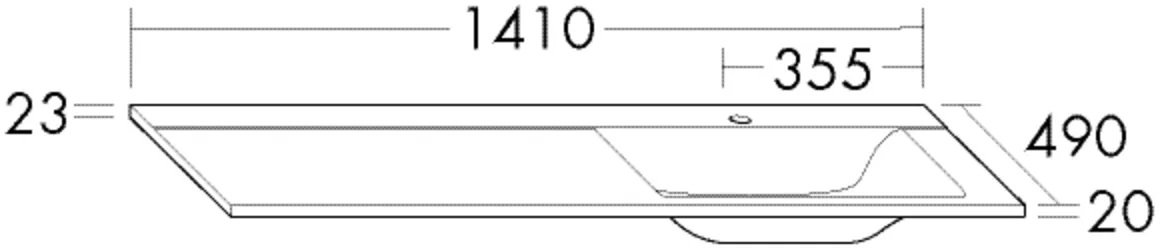 burgbad Sana-Waschtisch MWBL141 Sys30 Weiß Velvet burgbad Sana-Waschtisch MWBL141 Sys30 Weiß Velvet