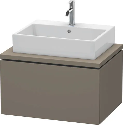 Duravit Waschtischunterschrank wandhängend „L-Cube“ 72 × 40 × 54,7 cm Flannel Grey Seidenmatt Duravit Waschtischunterschrank wandhängend „L-Cube“ 72 × 40 × 54,7 cm Flannel Grey Seidenmatt