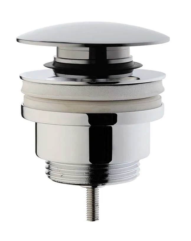 Zubehör Push-Open-Ventil Metall d: 62 mm runde Form G 1 1/4″ Chrom Zubehör Push-Open-Ventil Metall d: 62 mm runde Form G 1 1/4″ Chrom