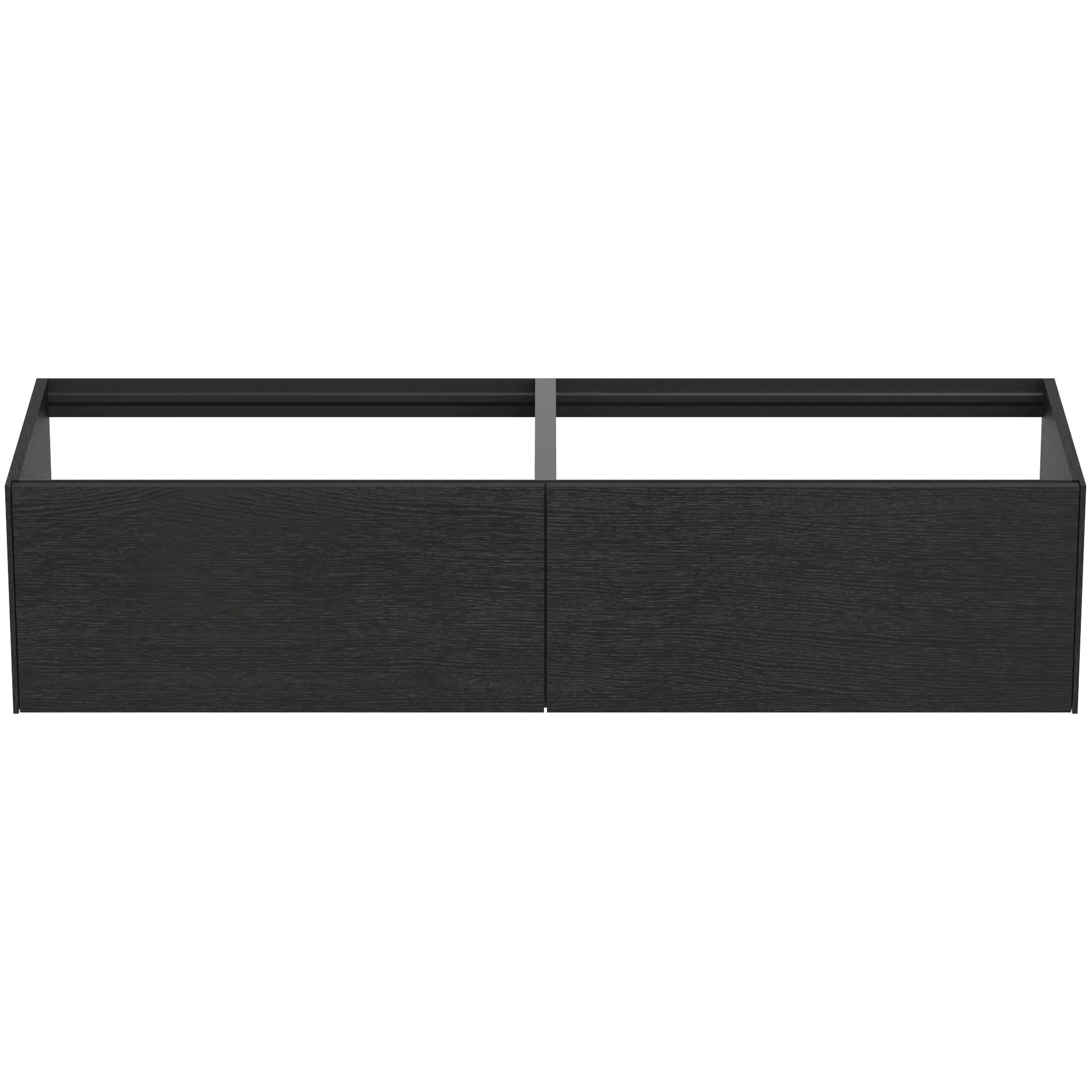 Ideal Standard Conca Waschtischunterschrank, Eiche geflammt, 1585x505x360 mm, 2 Auszüge mit Push-Open und Softclose-Einzug Ideal Standard Conca Waschtischunterschrank, Eiche geflammt, 1585x505x360 mm, 2 Auszüge mit Push-Open und Softclose-Einzug