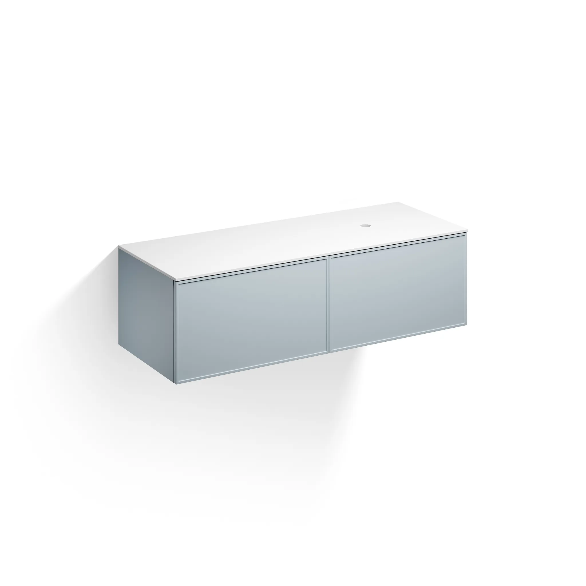 Alape Möbelmodul Arkta 1400x400 Weiß/Türkisgrau