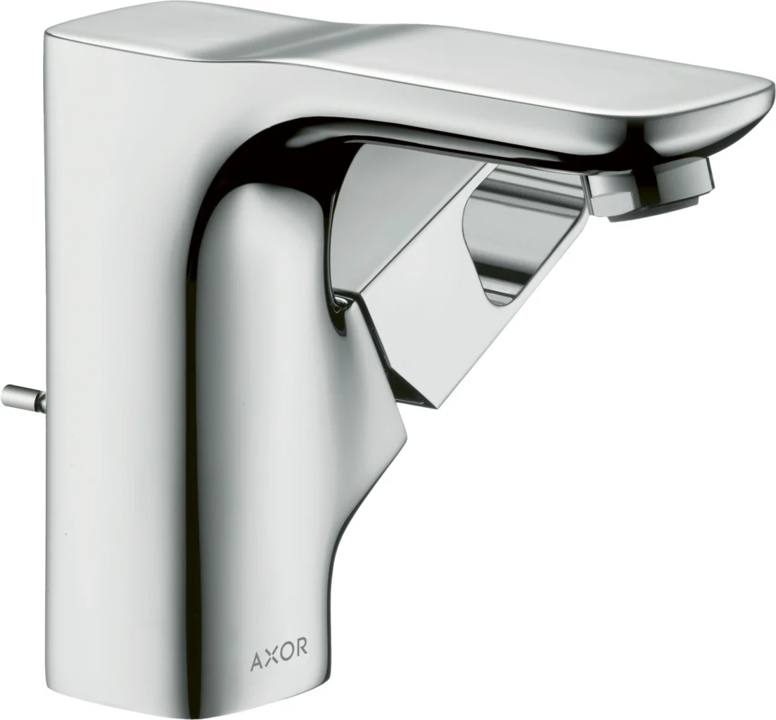 Hansgrohe AXOR Urquiola Einhebel-Waschtischmischer chrom, Ausladung 114 mm, Auslaufhöhe 105 mm, ComfortZone 110, Bügelgriff, Normalstrahl, max. Durchfluss 5 l/min, Keramikmischsystem, einstellbare Temperaturbegrenzung, für Durchlauferhitzer geeignet