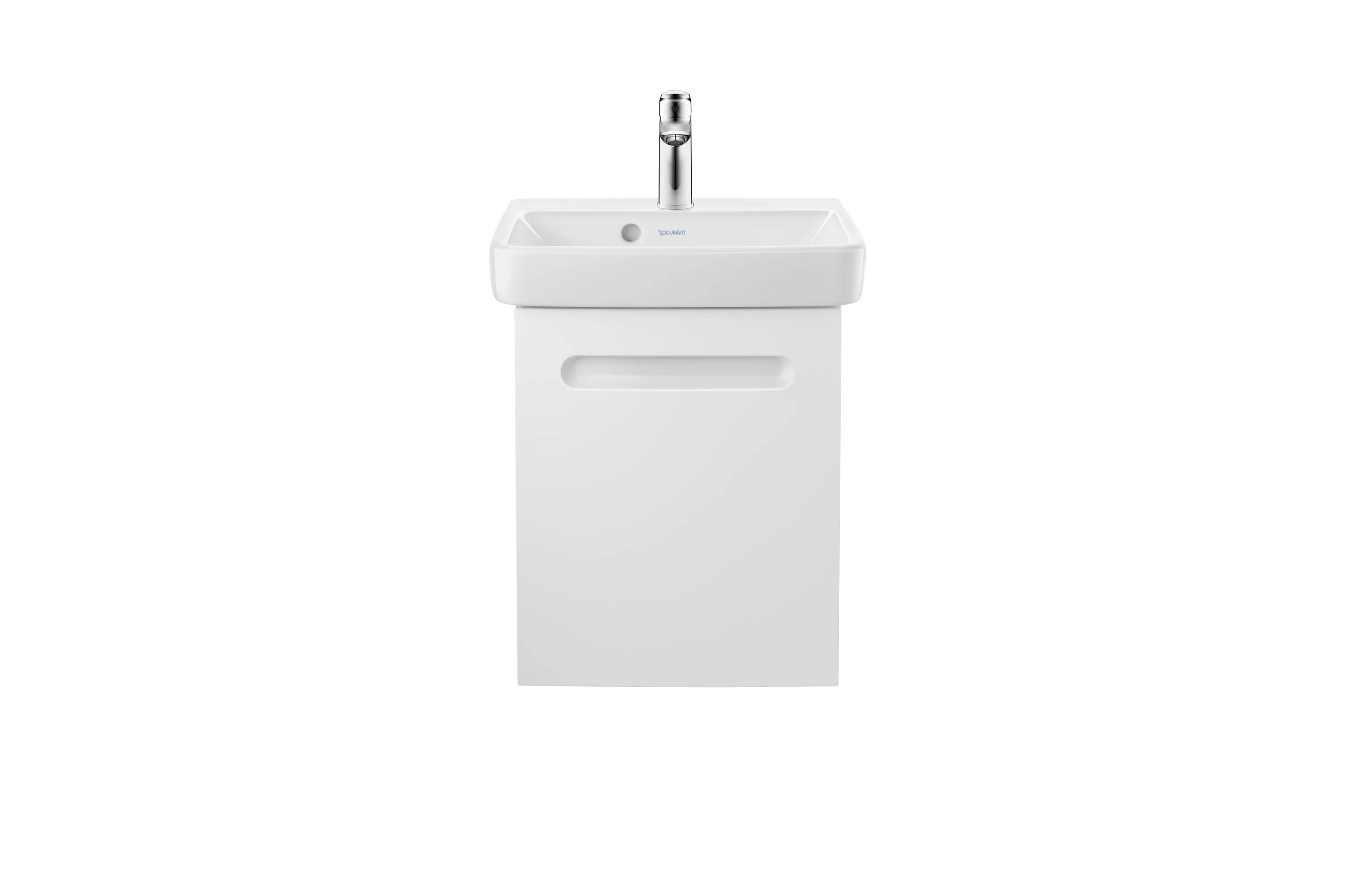 Duravit Waschtischunterschrank wandhängend „No.1“ 39 × 47,8 × 34,6 cm in Beton Matt