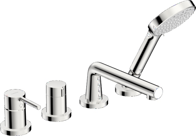 EHM Fertigmontageset für Wanne/Brause VANTIS Style 5471 Rosette rund 1-strahlig Ausladung 205 mm Chrom EHM Fertigmontageset für Wanne/Brause VANTIS Style 5471 Rosette rund 1-strahlig Ausladung 205 mm Chrom