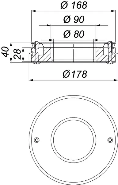 Brandschutzelement DN 70 Brandschutzelement DN 70