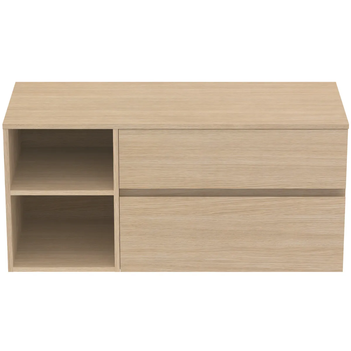Ideal Standard Waschtischunterschrank „Finesse“ 120,2 × 55,8 × 50,5 cm Eiche weiß Ideal Standard Waschtischunterschrank „Finesse“ 120,2 × 55,8 × 50,5 cm Eiche weiß