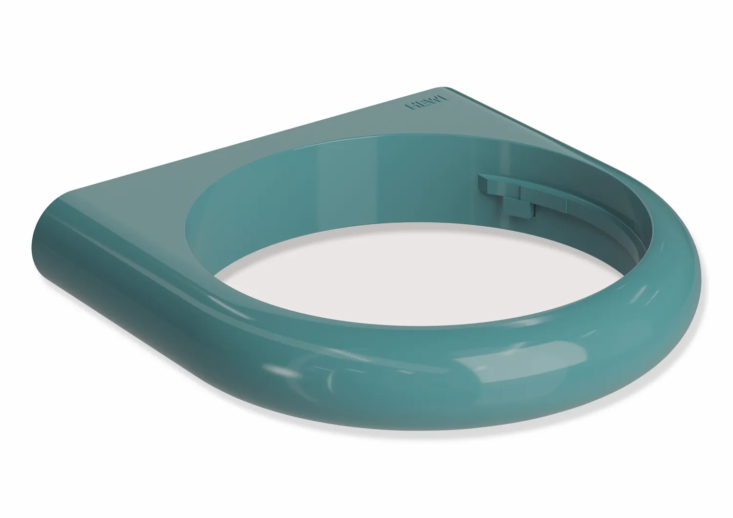 HEWI Halter der Serie 477, Seifenablage, 141mm breit, 25mm hoch, 140mm tief, Aquablau HEWI Halter der Serie 477, Seifenablage, 141mm breit, 25mm hoch, 140mm tief, Aquablau