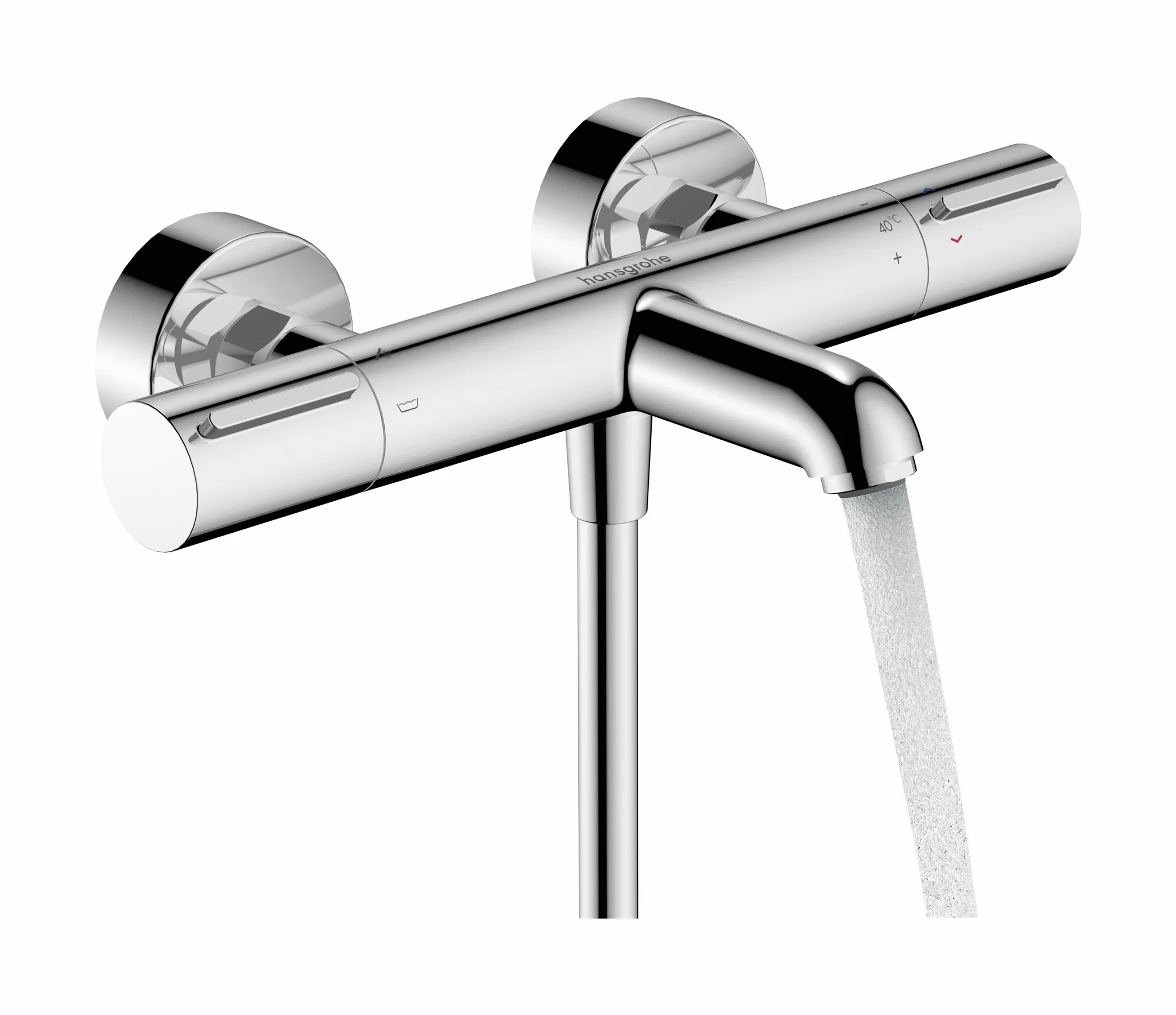 Hansgrohe Ecostat Element Wannenthermostat Aufputz Chrom Hansgrohe Ecostat Element Wannenthermostat Aufputz Chrom