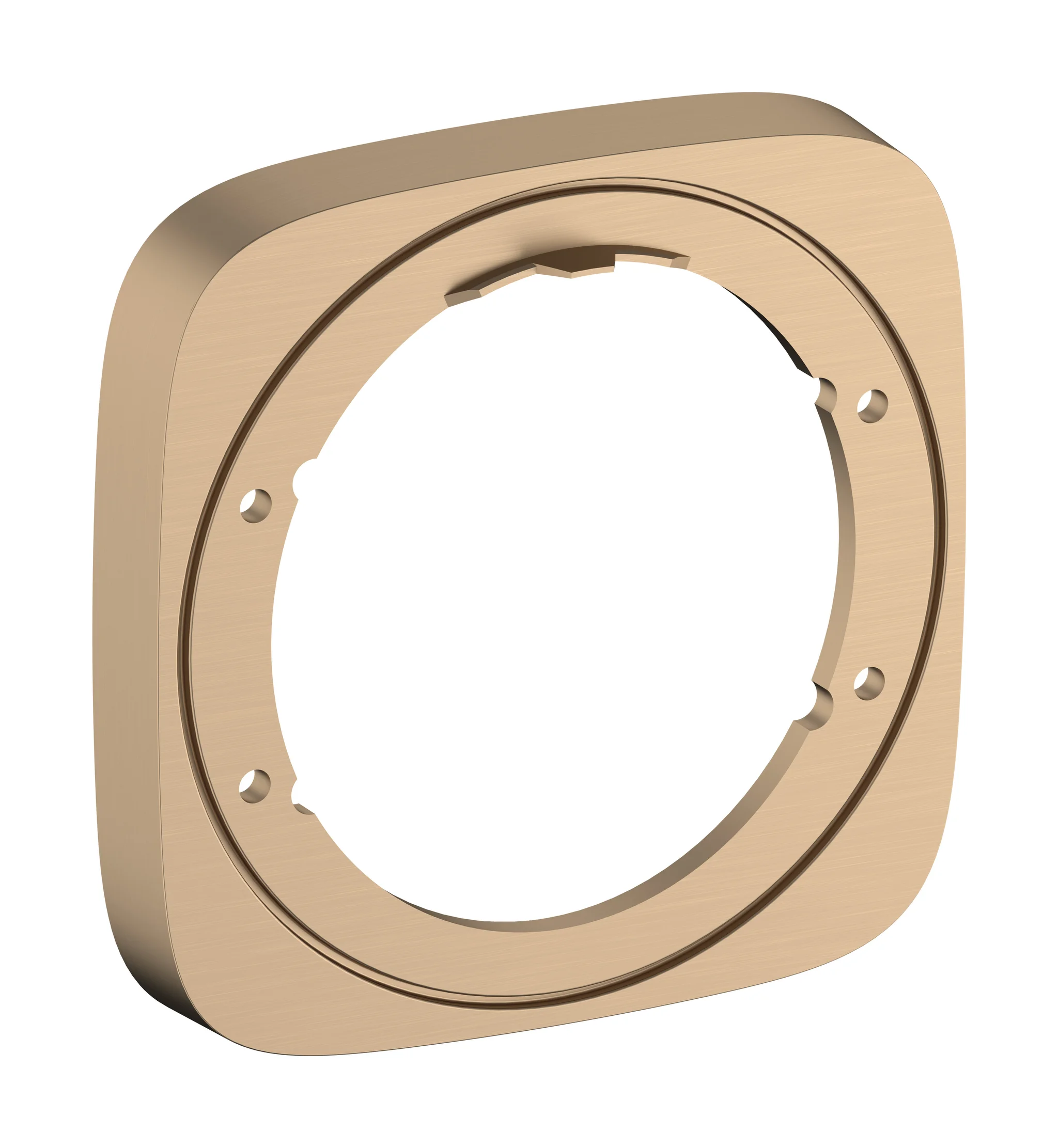 Hansgrohe Verlängerungsrosette BBR Brushed Bronze, Durchmesser 157 mm, Verlängerung 22 mm