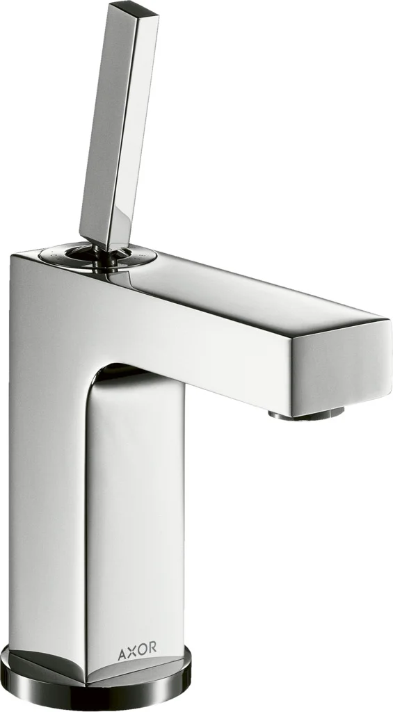 Hansgrohe AXOR Citterio Einhebel-Waschtischmischer Chrom, Ausladung 104 mm, Auslaufhöhe 112 mm, ComfortZone 110, Pingriff, Normalstrahl, max. Durchfluss 5 l/min