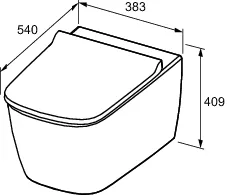 TECE Dusch-WC „neo“, Befestigung verdeckt, ohne Spülrand TECE Dusch-WC „neo“, Befestigung verdeckt, ohne Spülrand