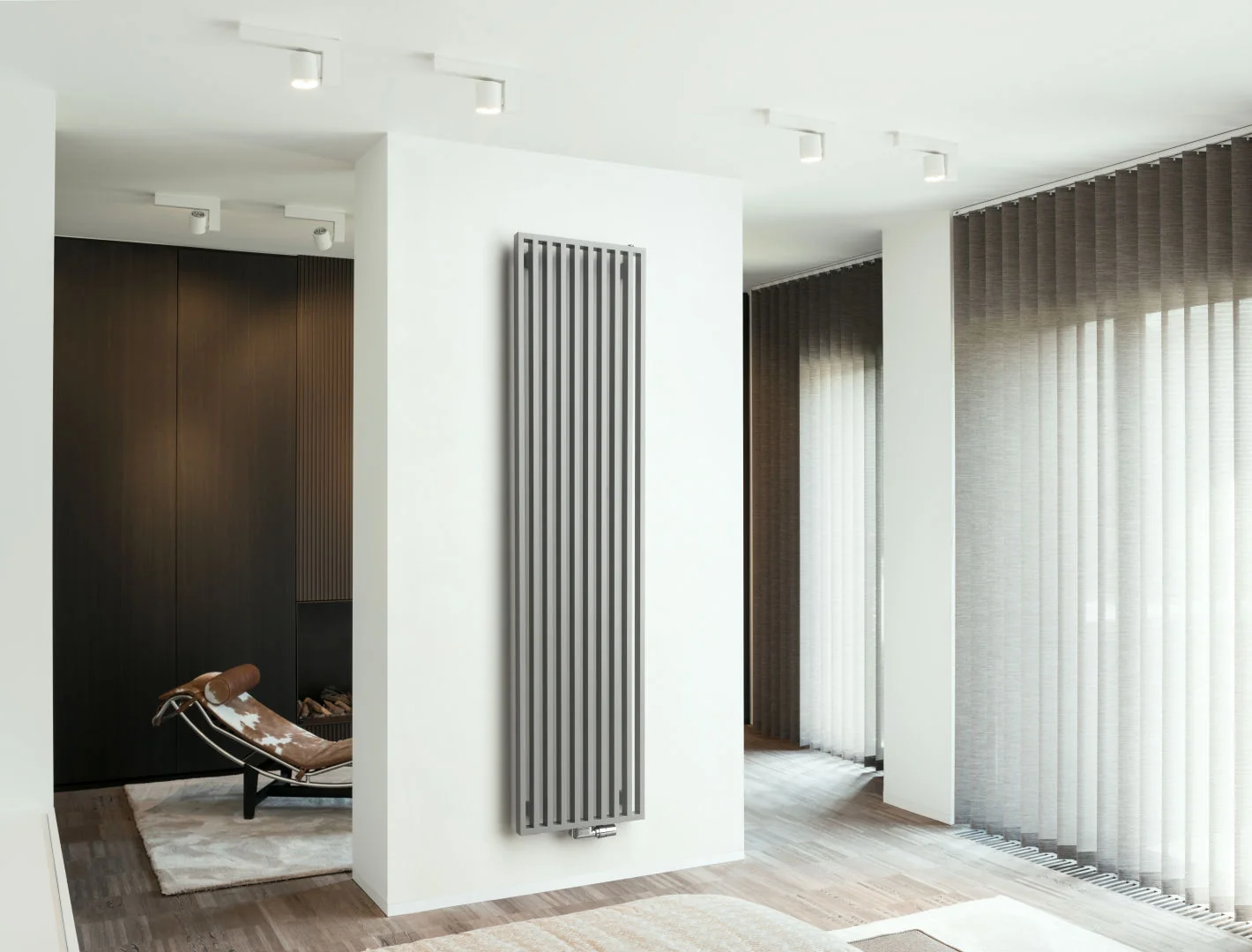 Kermi Design-Heizkörper „Arche®“ 57 × 220 cm in Weiß (RAL 9016)
