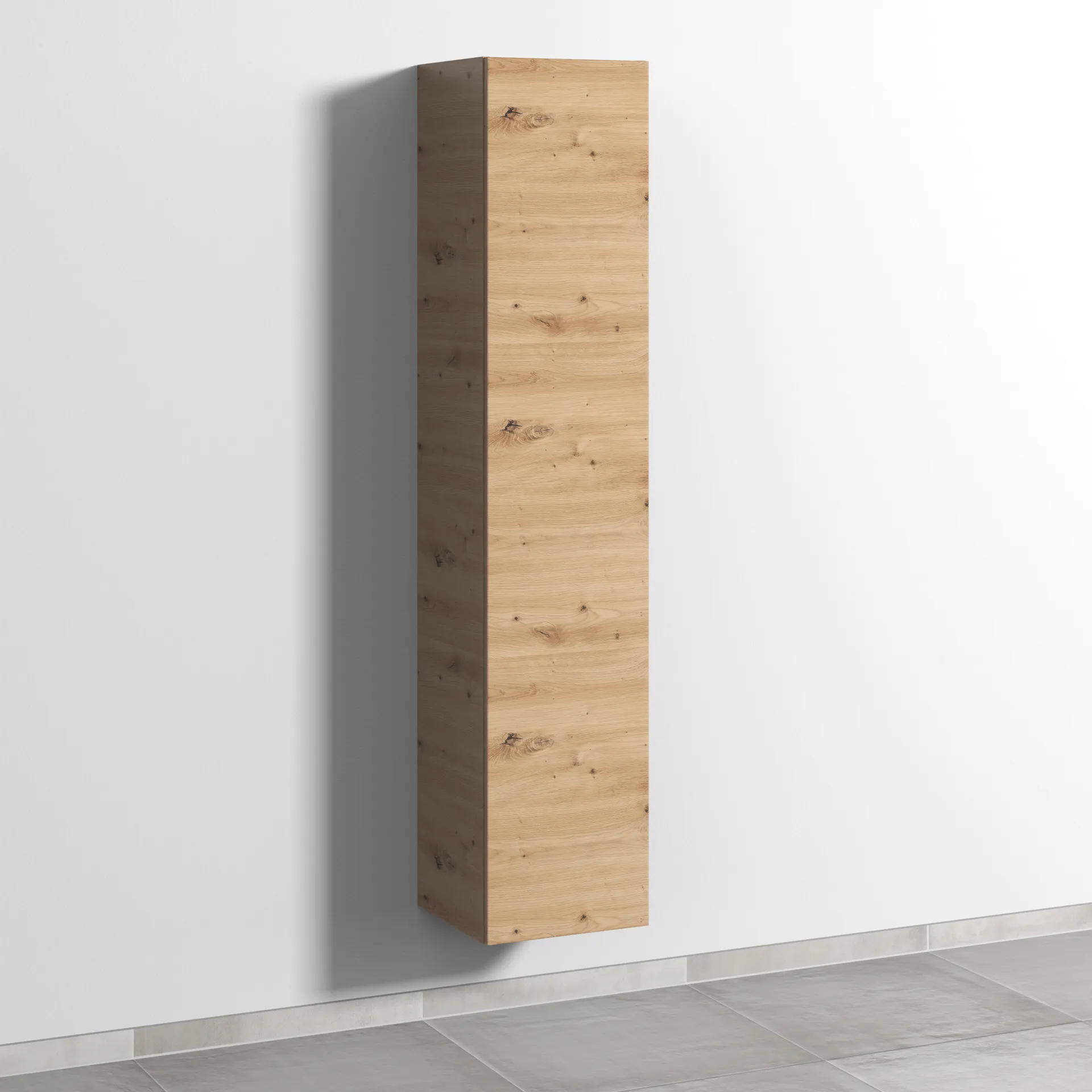 Sanipa Hochschrank „3way“ 350 × 1700 × 345 mm Anschlag rechts, in Eiche Natural-Touch, Anschlag rechts
