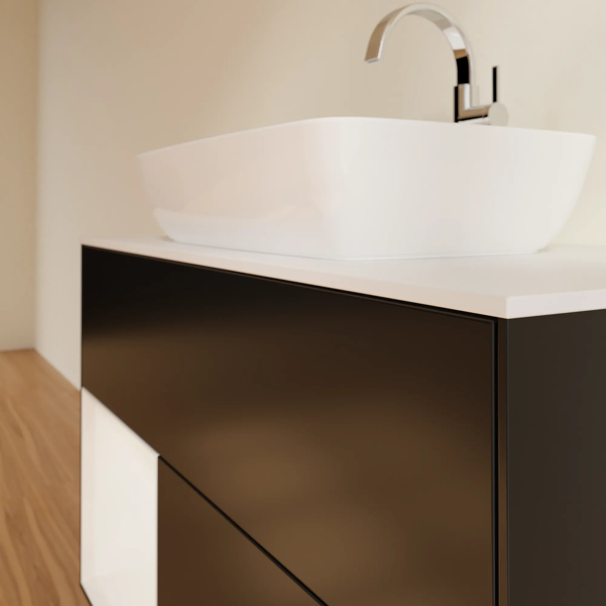 Villeroy & Boch Waschbeckenunterschrank Finion F77, 1000 x 603 x 501 mm, mit Beleuchtung, 2 Auszüge Villeroy & Boch Waschbeckenunterschrank Finion F77, 1000 x 603 x 501 mm, mit Beleuchtung, 2 Auszüge