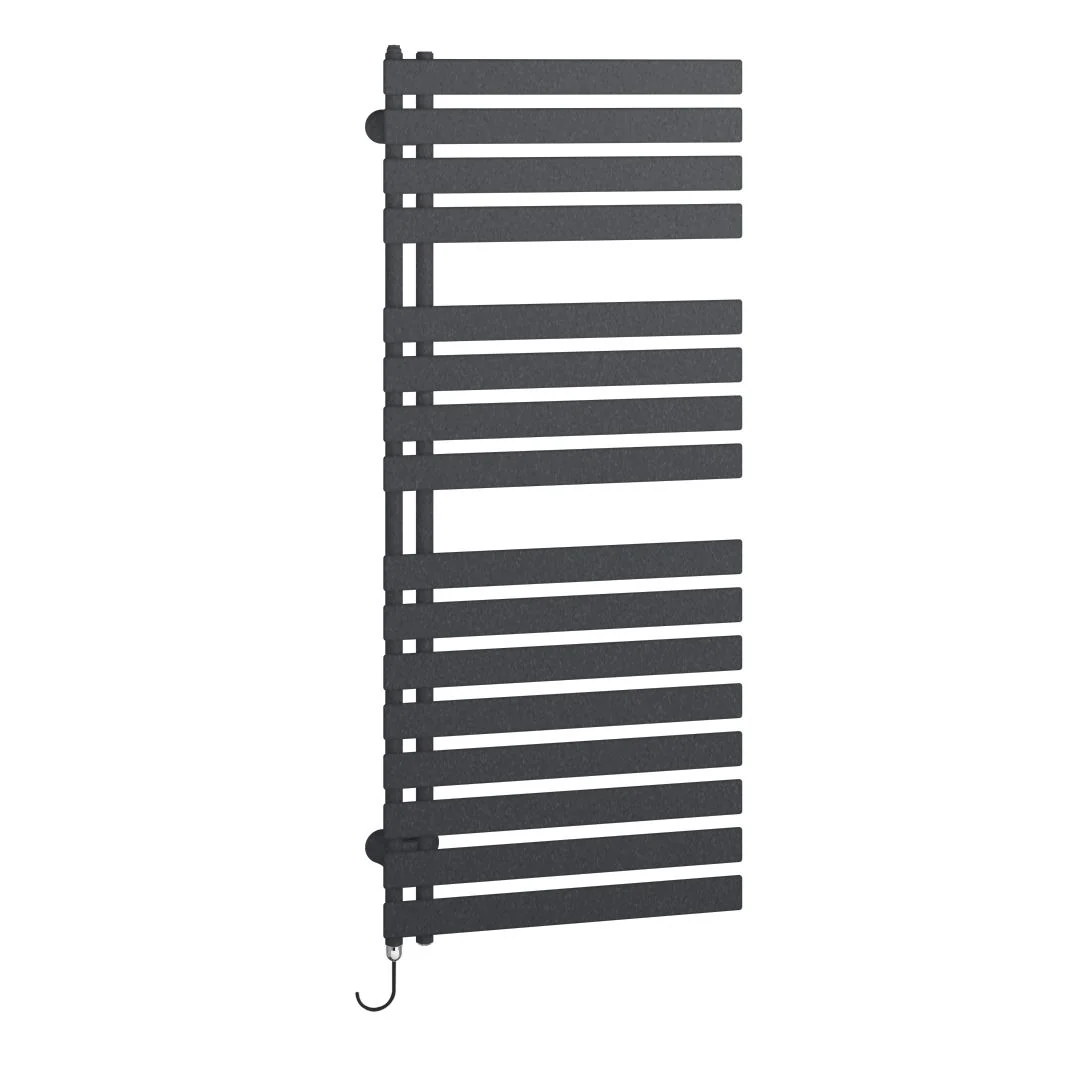 Kermi Design-Elektroheizkörper „Credo® Half® flat-E“ 45 × 103,9 cm in Anthracite Grey