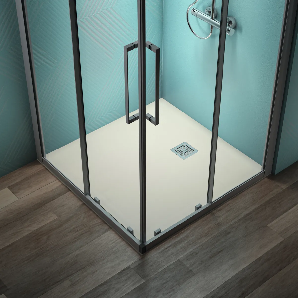 Ideal Standard Quadrat-Brausewanne Ultra Flat S + Sandstein 1000x1000 mm Ablauf 25 cm Mitte/Seite Ideal Standard Quadrat-Brausewanne Ultra Flat S + Sandstein 1000x1000 mm Ablauf 25 cm Mitte/Seite