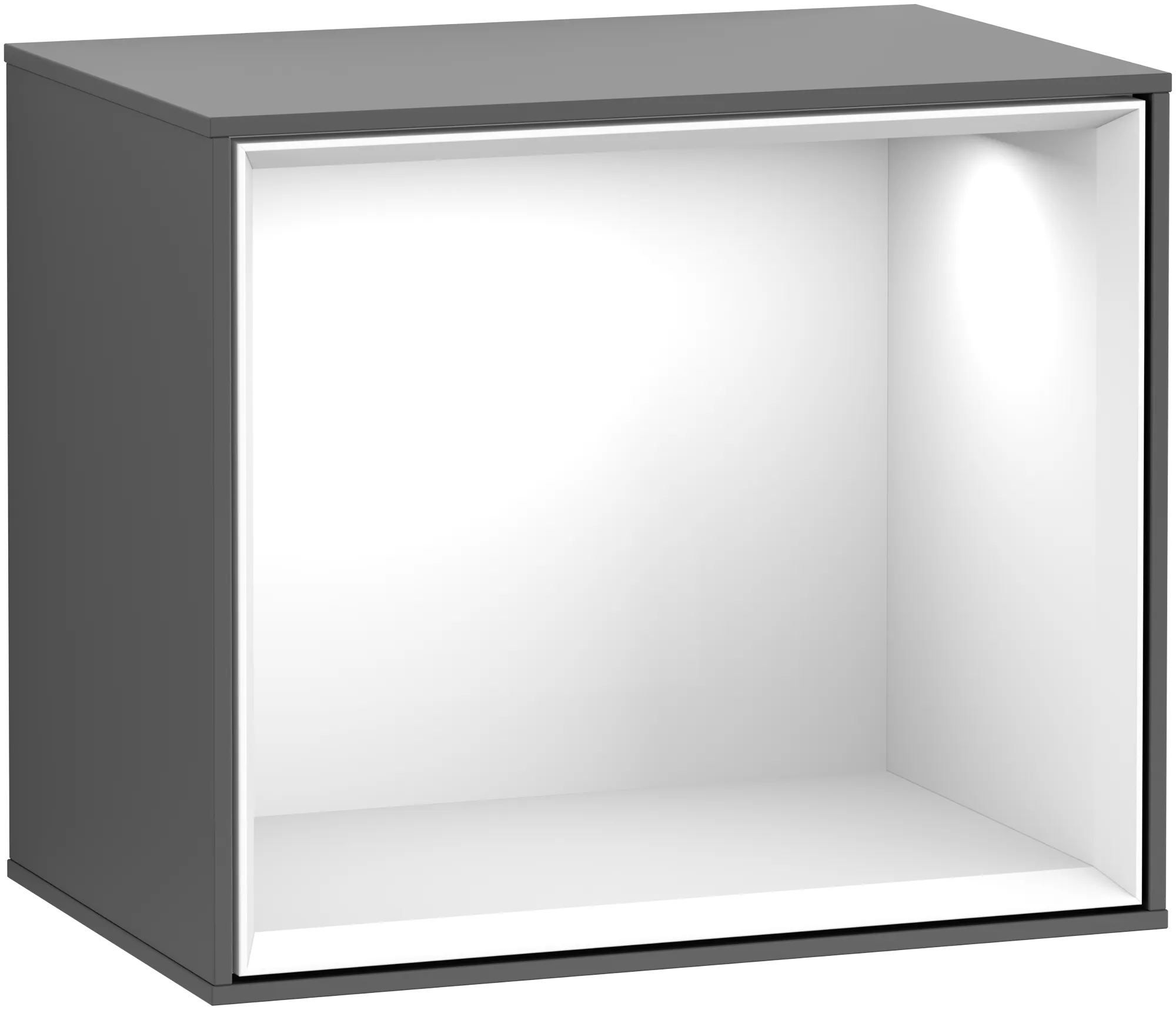 Villeroy & Boch Finion Regalmodul G58 418x356x270mm anthrazit/matt-weiß lackiert