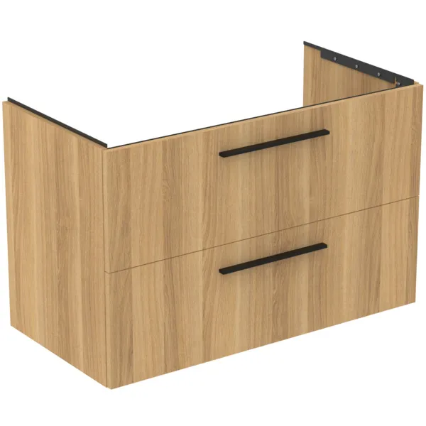 Ideal Standard i.life B 140cm Möbel-Set 2 Auszüge 2 offene Fächer Griff Chrom Coffee Oak Ideal Standard i.life B 140cm Möbel-Set 2 Auszüge 2 offene Fächer Griff Chrom Coffee Oak