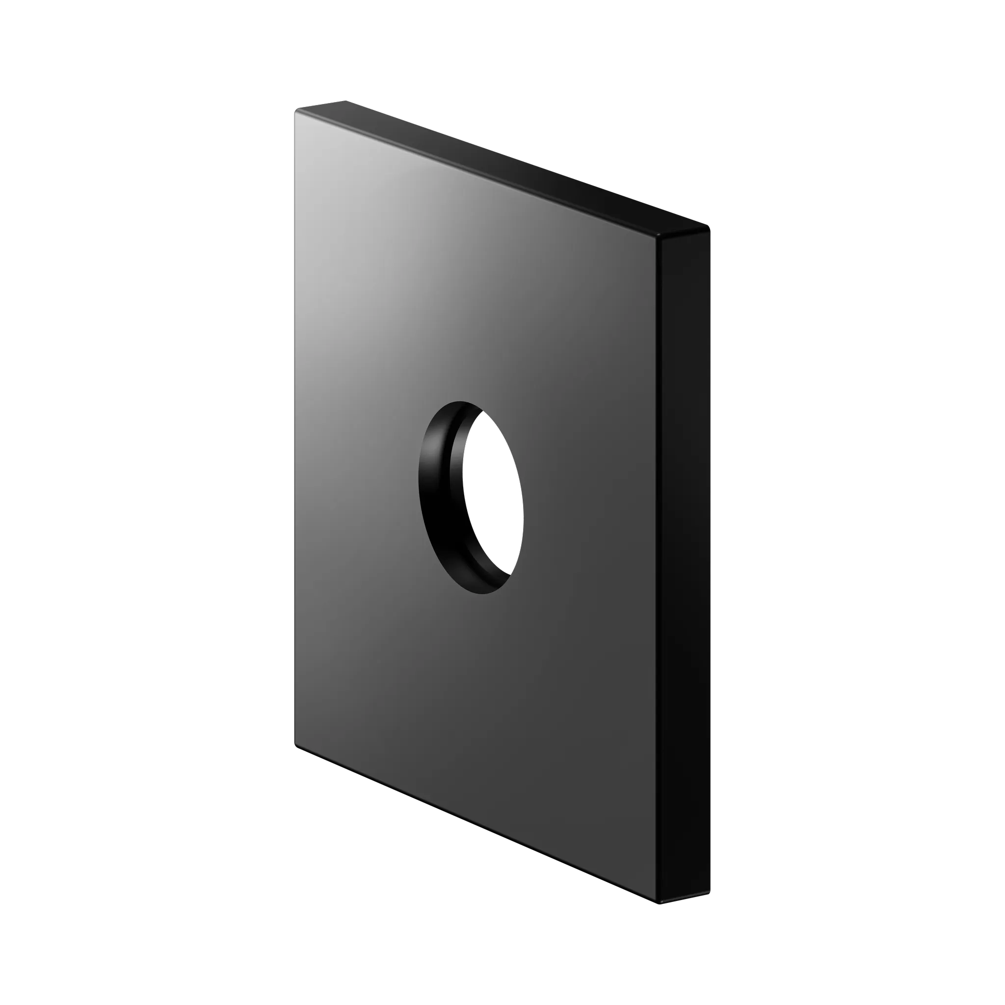 IXMO 59545370092 Wandrosette eckig passend zu 59545/59547/59592 105 x 105 mm schwarz
