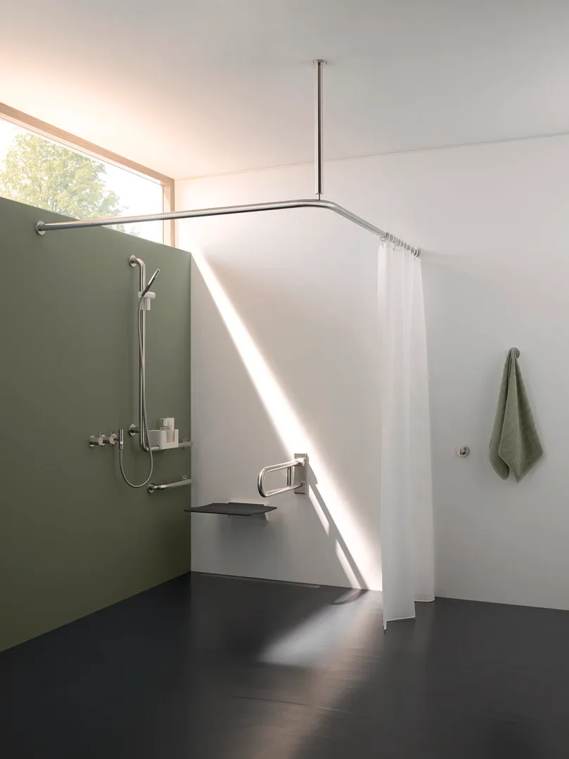 Klappsitz in Signalweiß Klappsitz in Signalweiß