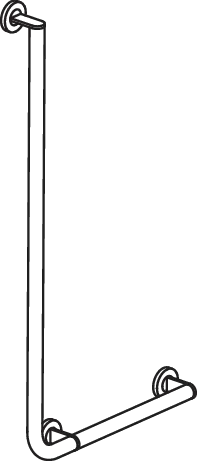 Winkelgriff des Systems 900, Edelstahl, PVD, waagerechte Länge 500 mm, senkrechte Länge 1000 mm, D: 32 mm, Ausführung rechts, in Farbe CK (messing glänzend) Winkelgriff des Systems 900, Edelstahl, PVD, waagerechte Länge 500 mm, senkrechte Länge 1000 mm, D: 32 mm, Ausführung rechts, in Farbe CK (messing glänzend)