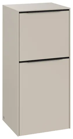 Villeroy & Boch Seitenschrank „Subway 3.0“ 40 × 86 × 36,2 × 36,2 cm 1 Auszug, 1 Tür, Anschlag (Scharnier) links, 1 Tür, Anschlag links