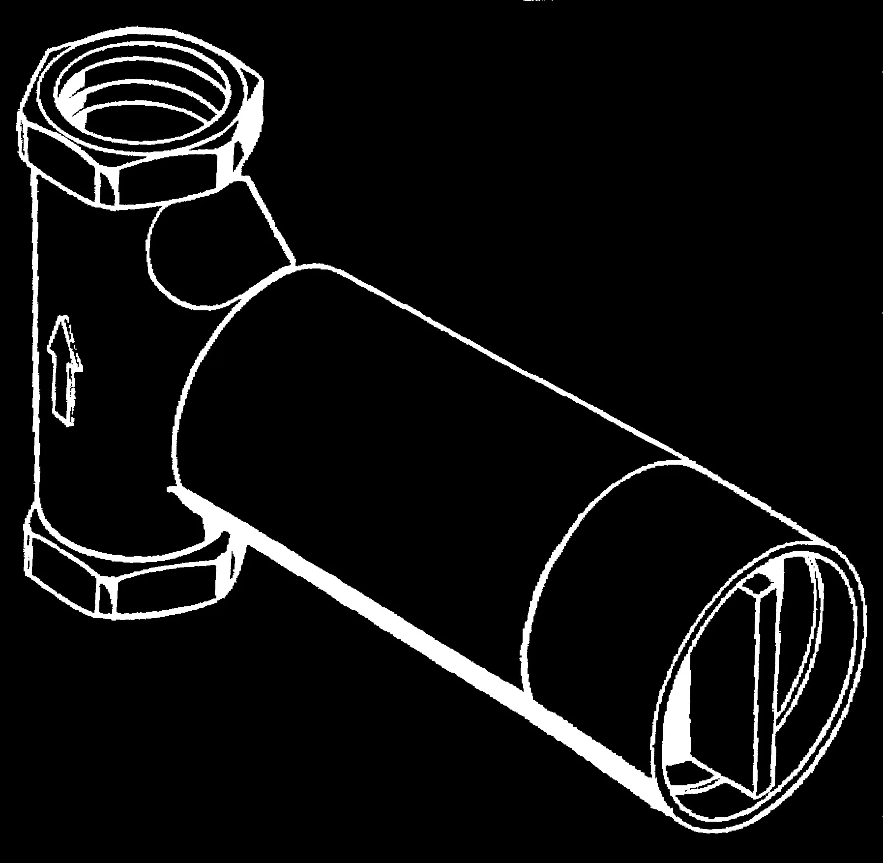 Grundkörper Unterputz-Ventil Keramik DN15 Grundkörper Unterputz-Ventil Keramik DN15