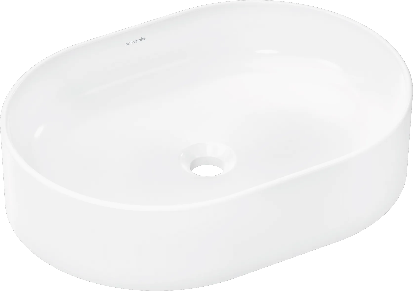 Hansgrohe Xuniva U Aufsatzwaschtisch 550x400mm, Weiß Hansgrohe Xuniva U Aufsatzwaschtisch 550x400mm, Weiß