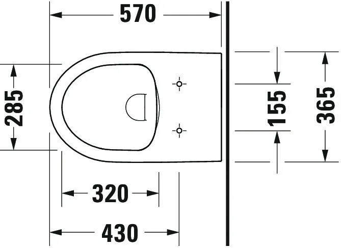 Stand-Tiefspül-WC back to wall „No.1“ 36,5 × 40 × 57 cm Stand-Tiefspül-WC back to wall „No.1“ 36,5 × 40 × 57 cm
