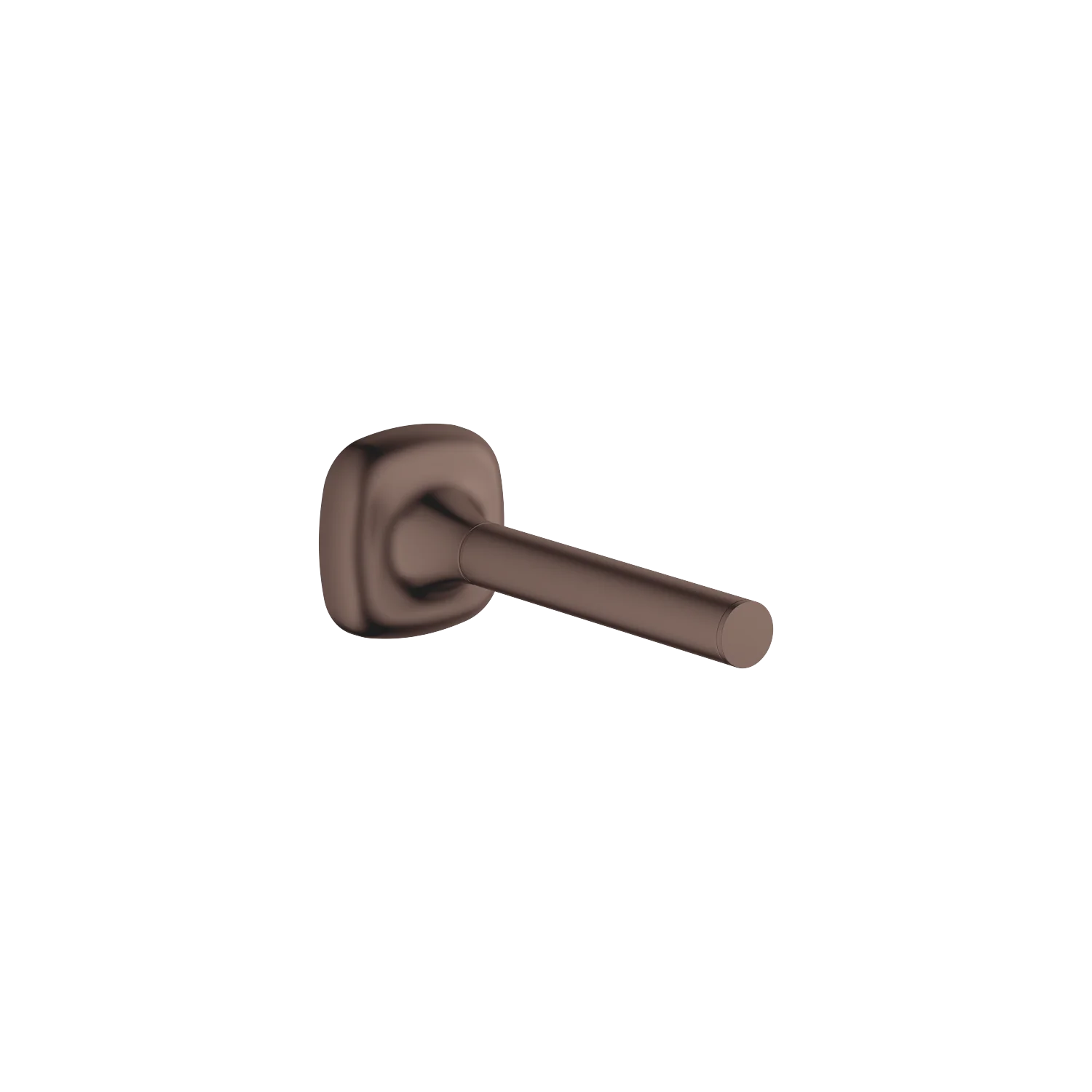 Dornbracht COYA Reserve-Papierrollenhalter Dark Bronze gebürstet PVD, Breite 60 mm, Höhe 60 mm, Rosette 60 x 60 mm, Ausladung 150 mm