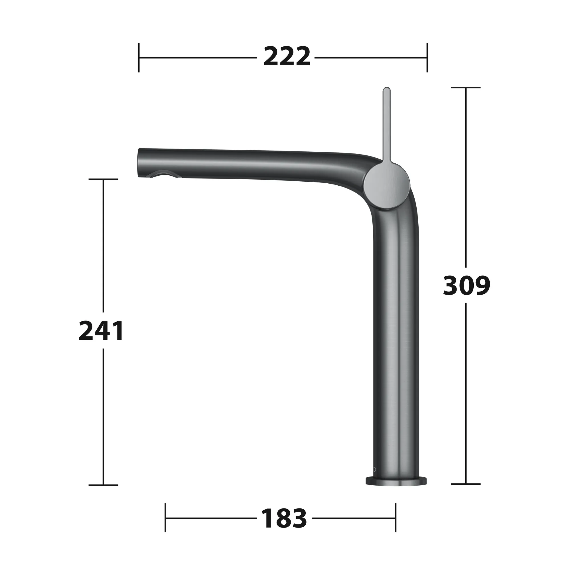 Edition 400 51502130102 Einhebel-Waschtischmischer 240 ohne Zugstangen-Ablaufgarnitur Schwarzchrom gebürstet Edition 400 51502130102 Einhebel-Waschtischmischer 240 ohne Zugstangen-Ablaufgarnitur Schwarzchrom gebürstet